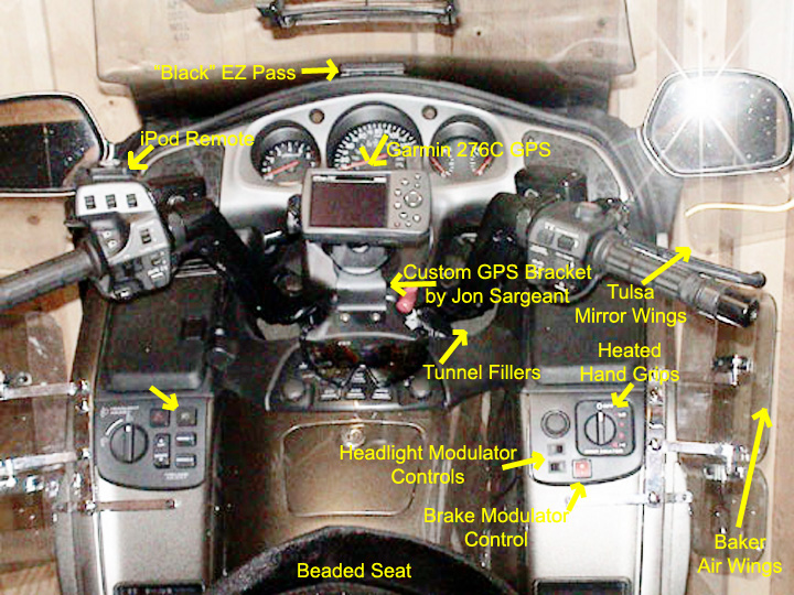 Honda gl1500 goldwing cockpit #7